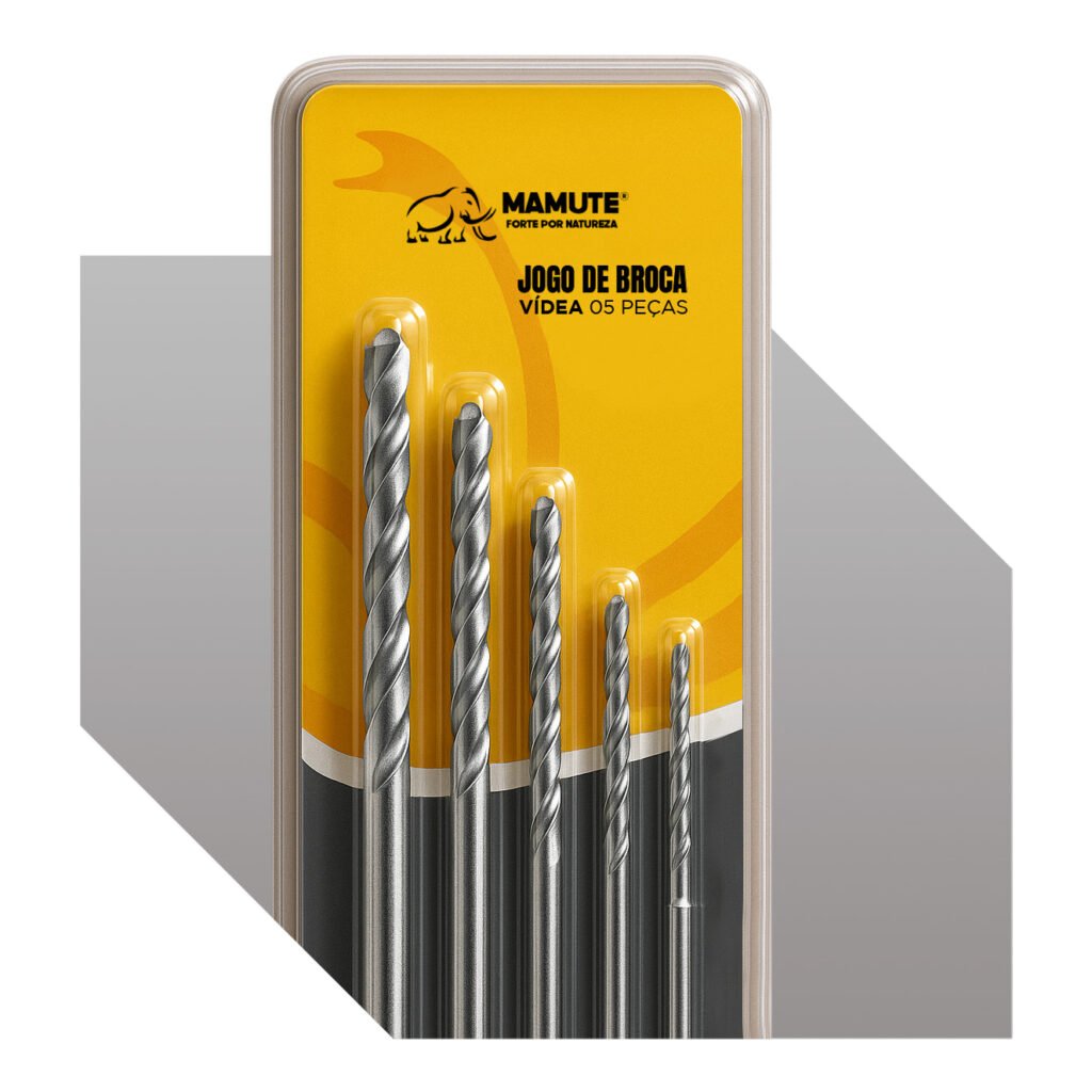 JOGO DE BROCA VIDEA 5 PCS