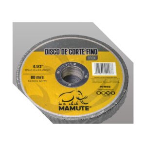 Disco de corte fino inox 4 1/2"